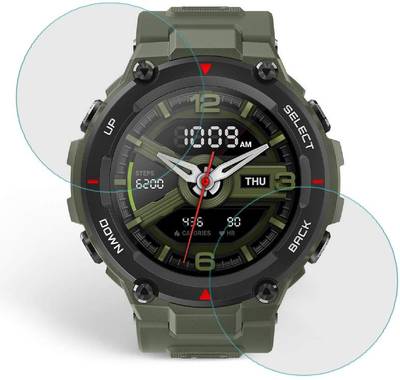 Spnrs Edge To Edge Screen Guard for Amazfit T Rex Smartwatch [Anti Scratch 9H Plus]