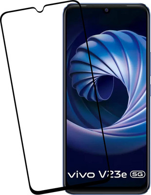welldesign Edge To Edge Tempered Glass for Vivo V23e 5G, Vivo V23e(Pack of 1)