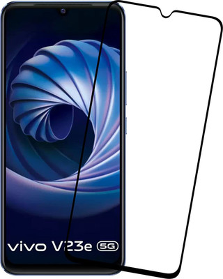 welldesign Edge To Edge Tempered Glass for Vivo V23e 5G, Vivo V23e(Pack of 1)