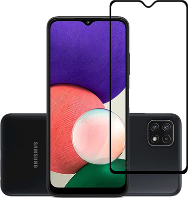 NIMMIKA ENTERPRISES Edge To Edge Tempered Glass for Samsung Galaxy A22 5G D+ Tempered Glass(Pack of 1)