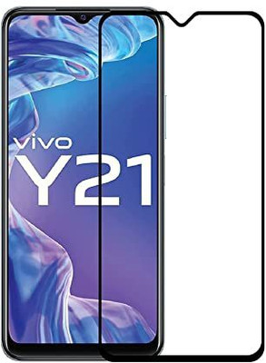 Desithat Tempered Glass Guard for VIVO Y21(Pack of 1)