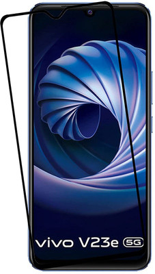 LIKEDESIGN Edge To Edge Tempered Glass for Vivo V23e 5G, Vivo V23e(Pack of 1)