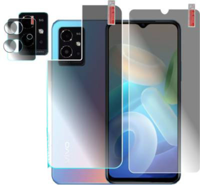 poswal Front and Back Screen Guard for VIVO T1 5G(Pack of 1)