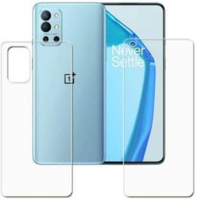 SOLIVAGANT Front and Back Tempered Glass for OnePlus 9R(Pack of 2)