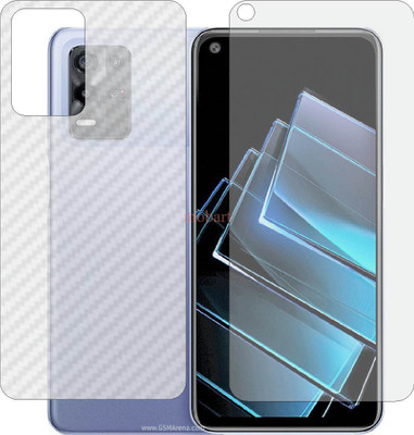 MOBART Front and Back Tempered Glass for OPPO K9 X 5G (Front Matte Finish & Back 3d Carbon Fiber)(Pack of 2)