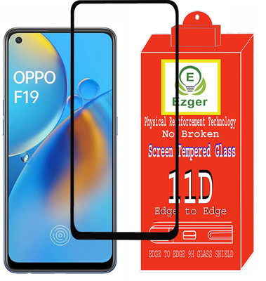 EZGER Tempered Glass Guard for OPPO F19(Pack of 1)