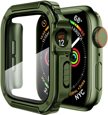 mizi Tempered Glass Guard for Apple Watch Series 44MM 6 / SE / 5 / 4 - Green(Pack of 1)