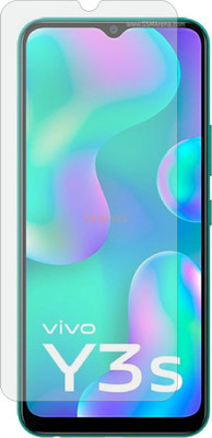 MOBART Tempered Glass Guard for VIVO Y3S 2021 V2044 (Matte Finish)(Pack of 1)