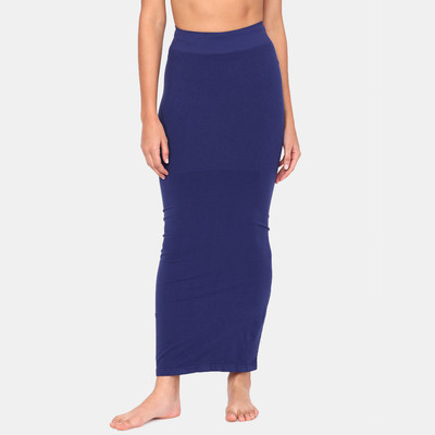 ZIVAME ZI3137-Navy Blue Polyester Petticoat(S)