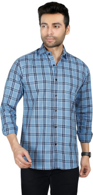 5TH ANFOLD Men Checkered Casual Multicolor Shirt