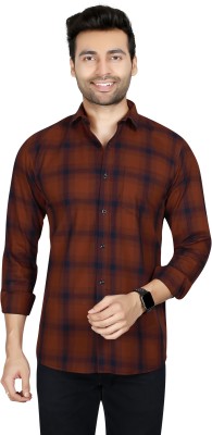 5TH ANFOLD Men Checkered Casual Multicolor Shirt