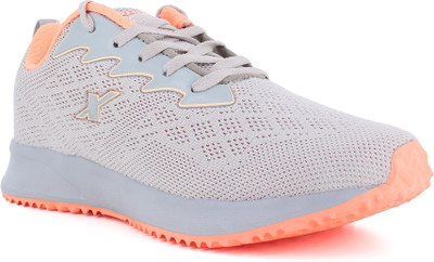 Sparx 189 Running Shoes For Women(Grey, Orange , 4)