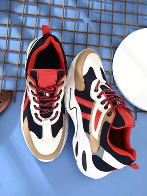 Bucik Synthetic Leather |Lightweight|Comfort|Summer|Trendy|Walking|Outdoor|Daily Use Running Shoes For Men