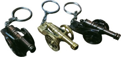 365 Degree Set of 3 Metal Antique Keychain for Bikes and Lockers ( Pack of 3 ) Key Chain