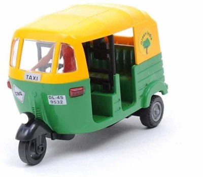 viaan world CNG Pullback Auto Rickshaw.(Green, Yellow, Pack of: 1)