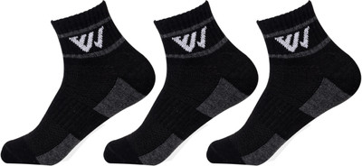 Winget Men & Women Solid Ankle Length(Pack of 3)