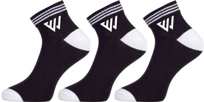 Winget Men & Women Solid Ankle Length(Pack of 3)