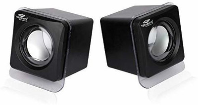 TERABYTE Joint Double Speaker 3.5mm Jack And USB Port/Audio( KUBIX E-02B) 2 W Laptop/Desktop Speaker(Multicolor, 2.0 Channel)