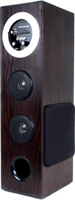 TOPLUS Bluetooth Tower Speaker (Brown) Home Theatre 80 W Bluetooth Tower Speaker(Brown, Stereo Channel)