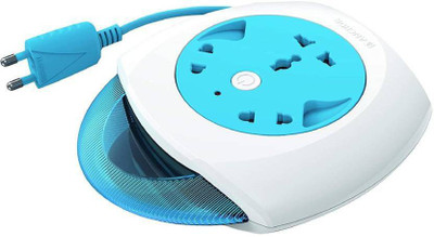 ANCHOR 5225 Flexi Cord With 2 pin and 8 Meter Long Wire 3  Socket Extension Boards(White, 8 m)