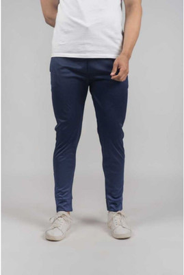 LEE TEX Solid Men Dark Blue Track Pants