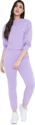 BLANCD Solid Women Track Suit