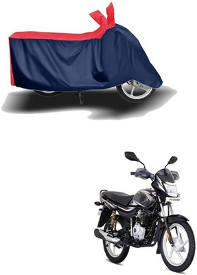 KEDIT Two Wheeler Cover for Bajaj(ComforTec, Red, Blue)