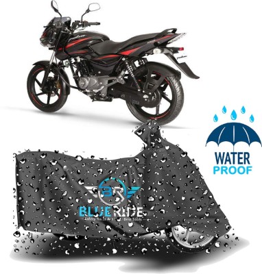 BLUERIDE Two Wheeler Cover for Bajaj(Pulsar 150, Grey)