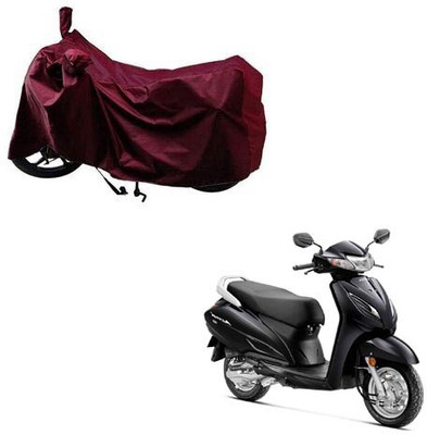 KEDIT Two Wheeler Cover for Universal For Bike(Activa 6G, Maroon)