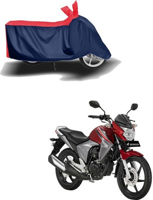 KEDIT Two Wheeler Cover for Honda(Unicorn Dazzler, Red, Blue)