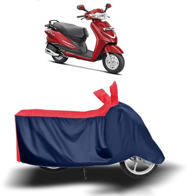 KEDIT Two Wheeler Cover for Hero(Duet, Red, Blue)