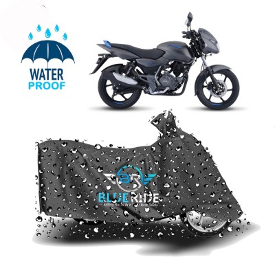 BLUERIDE Two Wheeler Cover for Bajaj(Pulsar 125 Neon, Grey)