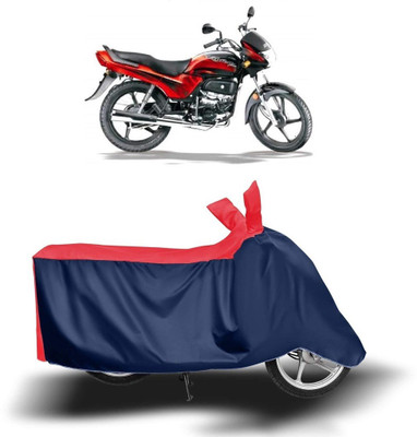KEDIT Two Wheeler Cover for Universal For Bike(Passion Plus, Red, Blue)