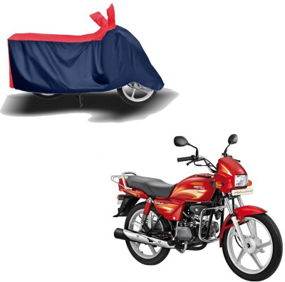 KEDIT Two Wheeler Cover for Hero(Splendor Plus, Red, Blue)