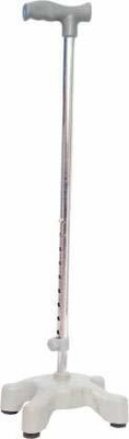Gumpi 4 Leg Walking Stick Height Adjustable Cane quadripod Sticks for Old Age People Walking Stick