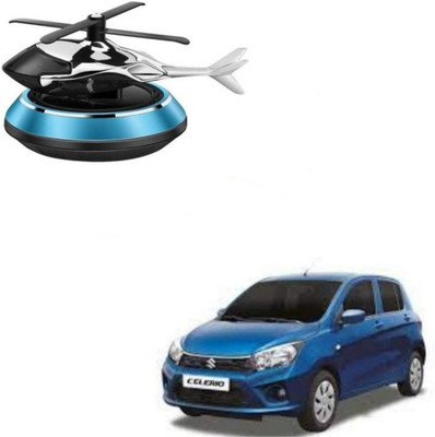 Dvis Aqua Car Freshener Diffuser Blue Car Aroma Diffuser Helicopter Air Freshener Solar for Suzuki celerio(5 ml)