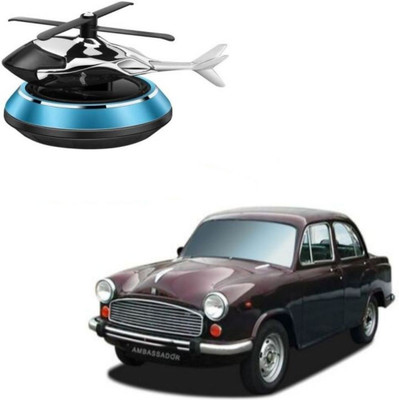 Dvis Aqua Car Freshener Diffuser Blue Car Aroma Diffuser Helicopter Air Freshener Solar for Ambassador(5 ml)