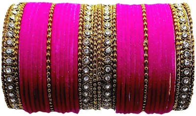 mahakalji Metal, Glass Bangle Set(Pack of 34)