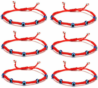 MANMORA Fabric Bracelet(Pack of 6)