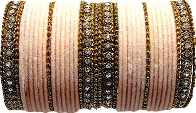 mahakalji Metal, Glass Bangle Set(Pack of 34)