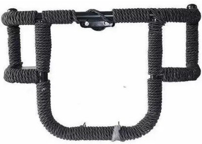 WHEETOYKART Airfly Heavy Duty Leg Guard 2 Bar Rods With Wrapped Rope Suitable for BS4 & BS6 Bike Crash Guard(Royal Enfield)