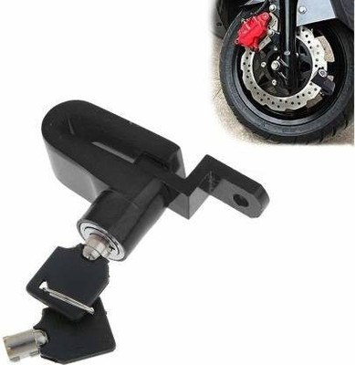 AutoGnix Bike Disk Lock Universal Anti Theft Protection All Bicycle/Motorcycle Disc Lock(Black)