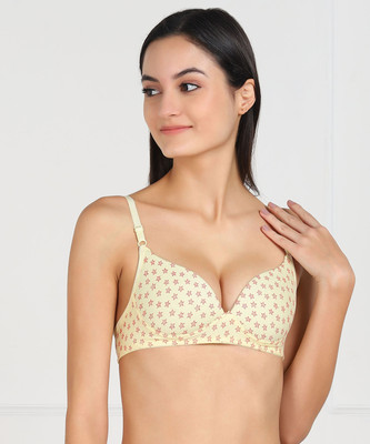 samvar Satar-PD Bra Women Minimizer Non Padded Bra(Yellow)