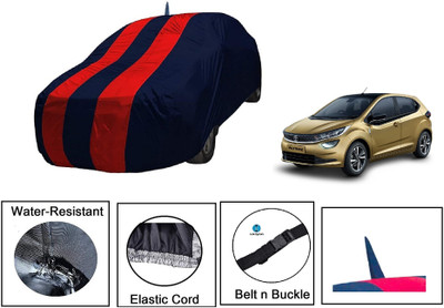 MOCKHE Car Cover For Tata Altroz (With Mirror Pockets)(Red)