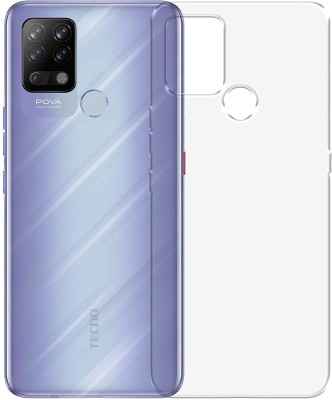 Vascase Back Cover for Tecno Pova(Transparent, Grip Case, Silicon, Pack of: 1)