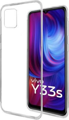 MG Star Back Cover for vivo Y33s(Transparent, Grip Case, Silicon, Pack of: 1)