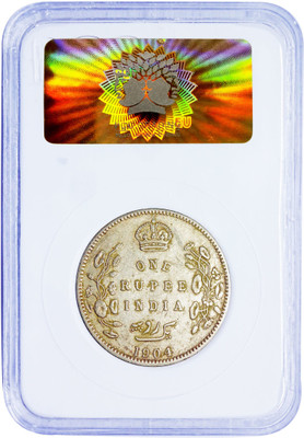 the coins INDIA BRITISH EDWARD VII 1904 C P C G GRADING Medieval Coin Collection(1 Coins)