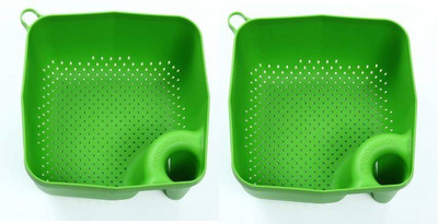 Varmora Colander(Green Pack of 2)