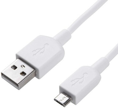 TEKNSOL Micro USB Cable 1.5 m TN100(Compatible with Mobiles, MP3 Player, Speakers, Tablets, Other Compatible Devices, White, One Cable)