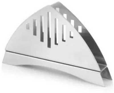 UNIFY 1 Compartments Stainless steel Napkin Holder for dining table, Napkin Stand for restaurant, Hotel, Matt finish(Silver)
